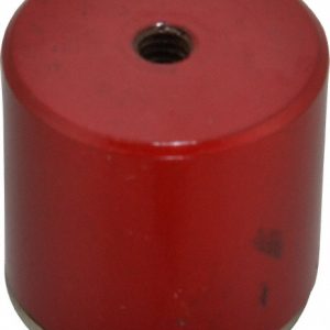 GROZ 1-3/8" Diam, 1/4-20 Thread, 35 Lb Average Pull Force, Nickel Chrome Plated Alnico Pot Magnets PMG/1-3-8