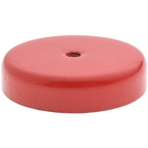 VALUE COLLECTION 10-24 Tap, 9 kg Average Pull Force, 1-3/4" Diam, 3/8" High, Ceramic Pot Magnet MP0656
