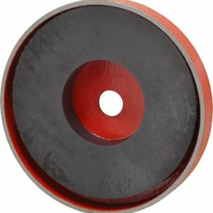 VALUE COLLECTION 25 kg Average Pull Force, 3-1/8" Diam, 1/2" High, Ceramic Pot Magnet MP0659