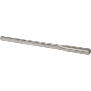 VALUE COLLECTION Chucking Reamer: 8.50 mm, 6" OAL, 1-1/2" Flute Length, Straight, Straight-Cylindrical, HSS SM0500850
