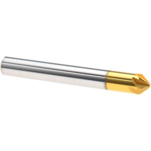 MELIN TOOL Countersink: 1/4" Head Dia, 82.00 deg Included Angle, 6 Flute, Cobalt Steel, Right Hand Cut 18195