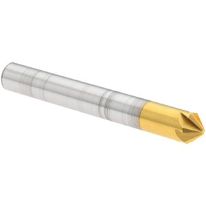 MELIN TOOL Countersink: 1/4" Head Dia, 90.00 deg Included Angle, 6 Flute, Cobalt Steel, Right Hand Cut 18196