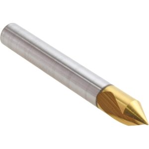 MELIN TOOL Countersink: 1/4" Head Dia, 60.00 deg Included Angle, 1 Flute, Cobalt Steel, Right Hand Cut 18146