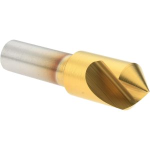 MELIN TOOL Countersink: 1/2" Head Dia, 90.00 deg Included Angle, 1 Flute, Cobalt Steel, Right Hand Cut 18158