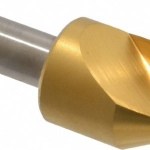 MELIN TOOL Countersink: 1" Head Dia, 60.00 deg Included Angle, 1 Flute, Cobalt Steel, Right Hand Cut 18171