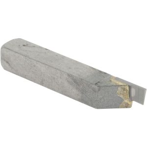 ACCUPRO Single Point Tool Bit: 3/8'' Shank Width, 3/8'' Shank Height, Micrograin Solid Carbide Tipped, Neutral, GS, Cut-Off & Grooving ACC-GS038002