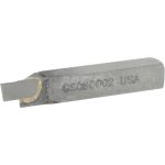 ACCUPRO Single Point Tool Bit: 3/8'' Shank Width, 3/8'' Shank Height, Micrograin Solid Carbide Tipped, Neutral, GS, Cut-Off & Grooving ACC-GS060002