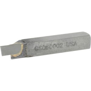 ACCUPRO Single Point Tool Bit: 3/8'' Shank Width, 3/8'' Shank Height, Micrograin Solid Carbide Tipped, Neutral, GS, Cut-Off & Grooving ACC-GS060002