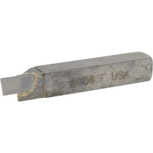 ACCUPRO Single-Point Tool Bit: GS, Cut-Off & Grooving, 3/8 x 3/8" Shank ACC-GS068F
