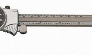 MITUTOYO Dial Caliper: 6", 0.001000" Graduation, 0.1" per Revolution, 0.0010" Accuracy, Stainless Steel Jaws 505-742-56J