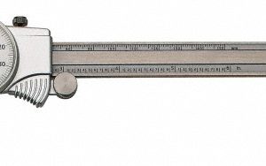 MITUTOYO Dial Caliper: 6", 0.0010" Accuracy, Carbide-Tipped Jaws 505-738