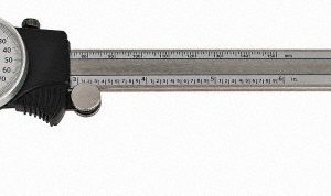 MITUTOYO Dial Caliper: 6", 0.001000" Graduation, 0.2" per Revolution, 0.0010" Accuracy, Stainless Steel Jaws 505-740J