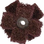 MERIT ABRASIVES 2 x 1/2" Medium 2 Ply Cross Buff 66254419933