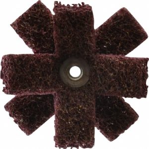 MERIT ABRASIVES 3 x 1/2" Medium 2 Ply Cross Buff 66254420771