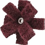 MERIT ABRASIVES 2 x 1/2" Very Fine 2 Ply Cross Buff 66261080403