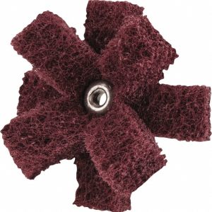 MERIT ABRASIVES 2 x 1/2" Very Fine 2 Ply Cross Buff 66261080403