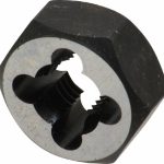 CLE-LINE Hex Rethreading Die: 5/16-24, Right Hand, Carbon Steel C65605