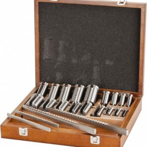 VALUE COLLECTION 27 Piece, 1/8 to 3/8" Keyway Width, Style B & C Keyway Broach Set 1395-0727