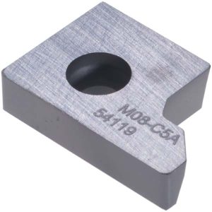 ALLIED MACHINE AND ENGINEERING Spade Drill Insert: Seat Size 8, Carbide AS5202-08-C5A
