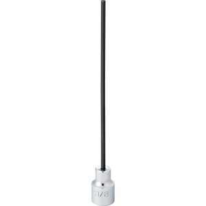 PROTO Hand Hex Bit Socket: 3/8" Drive, 1/8" Hex J49901/8XL