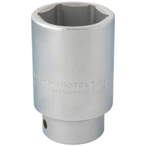 PROTO Deep Hand Socket: 1-5/8" Socket, 6-Point J5552HL