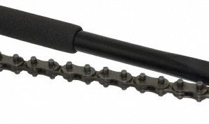 PROTO Chain & Strap Wrench: 4" Max Pipe, 16-1/4" Chain Length J801