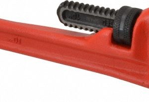 PROTO Straight Pipe Wrench: 10" OAL, Steel J810HD