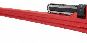 PROTO Straight Pipe Wrench: 48" OAL, Steel J848HD