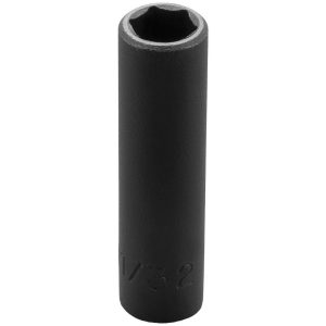 PROTO Impact Socket: 1/4" Drive, 11/32" Socket, Hex Drive J6511H