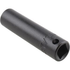 PROTO Impact Socket: 3/8" Drive, 7/16" Socket, Hex Drive J7714H