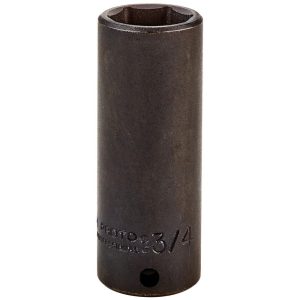 PROTO Impact Socket: 3/8" Drive, 3/4" Socket, Hex Drive J7724H