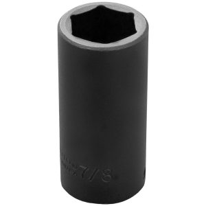 PROTO Impact Socket: 3/8" Drive, 7/8" Socket, Hex Drive J7728H