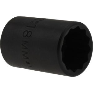 PROTO Impact Socket: 1/2" Drive, 18mm Socket J7418MT