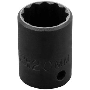 PROTO Impact Socket: 1/2" Drive, 20mm Socket J7420MT