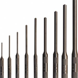MAYHEW Roll Pin Punch Set: 9 Pc, 0.0625 to 0.3125" 62252