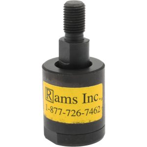 STEINER MFG, INC. DBA RAMS INC Air Cylinder Self-Aligning Rod Coupler: 7/16-20 Thread, Alloy Steel, Use with Hydraulic & Pneumatic Cylinders RM437-20