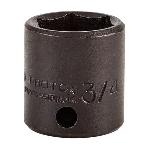 PROTO Impact Socket: 3/8" Drive, 3/4" Socket, Hex Drive J7224H