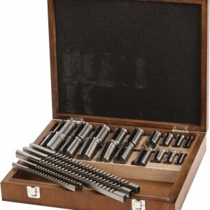 VALUE COLLECTION 30 Piece, 1/8 to 3/8" Keyway Width, Style B & C Keyway Broach Set 1395-0730