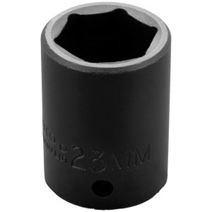 PROTO Impact Socket: 1/2" Drive, 23mm Socket, Hex Drive J7423M