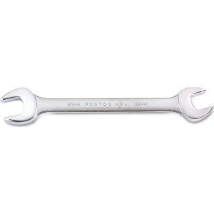 PROTO Open End Wrench: Double End Head, 24 mm x 26 mm, Double Ended J32426
