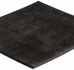 USA INDUSTRIALS Rubber Sheet: Neoprene, 1/4" Thick, 12" Wide, 1' Long, Black BULK-RS-N50TXT-18