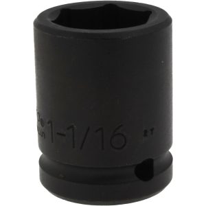 PROTO Impact Socket: 3/4" Drive, 1-1/16" Socket, Hex Drive J07517