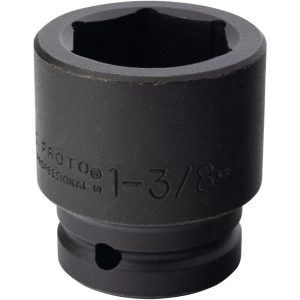 PROTO Impact Socket: 3/4" Drive, 1-3/8" Socket, Hex Drive J07522