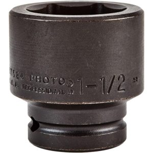 PROTO Impact Socket: 3/4" Drive, 1-1/2" Socket, Hex Drive J07524