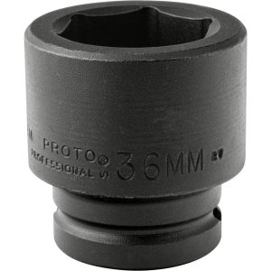 PROTO Impact Socket: 3/4" Drive, 36mm Socket, Hex Drive J07536M