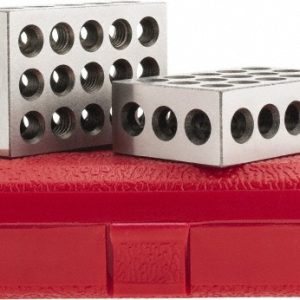 SPI 0.0001 Squareness Per Inch, Hardened Steel, 1-2-3 Block with 23 Hole Setup Block 13-670-5
