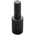 PROTO 1/2" Drive, 17mm Impact Hex Bit Socket J7441-17M
