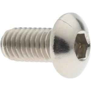 VALUE COLLECTION Button Socket Cap Screw: Stainless Steel, Uncoated BHS7X03006-050BX