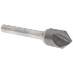 ATRAX Countersink: 1/2" Head Dia, 90.00 deg Included Angle, 1 Flute, Solid Carbide, Right Hand Cut 331-006070