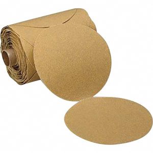 3M PSA Disc: 6" Disc Dia, 400 Grit, Aluminum Oxide 7000119559